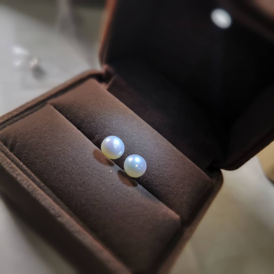 Pearl Stud Earrings 6mm-6.5mm