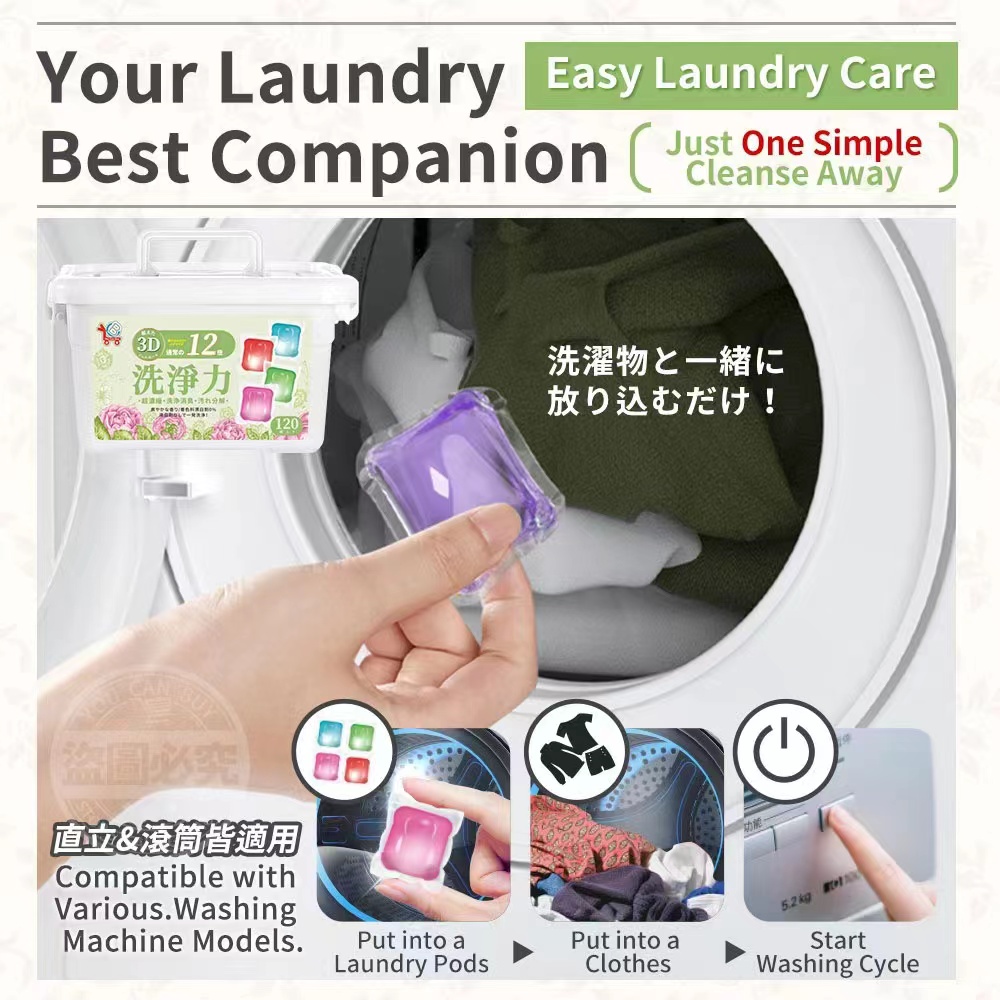 Japanese Explosive Laundry Gel